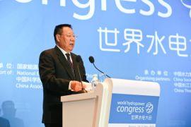 中国水力发电工程学会理事长张基尧致辞。孙荣刚 摄影